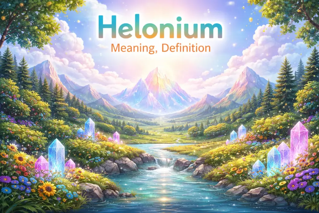 Helonium Meaning, Definition