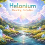 Helonium Meaning, Definition