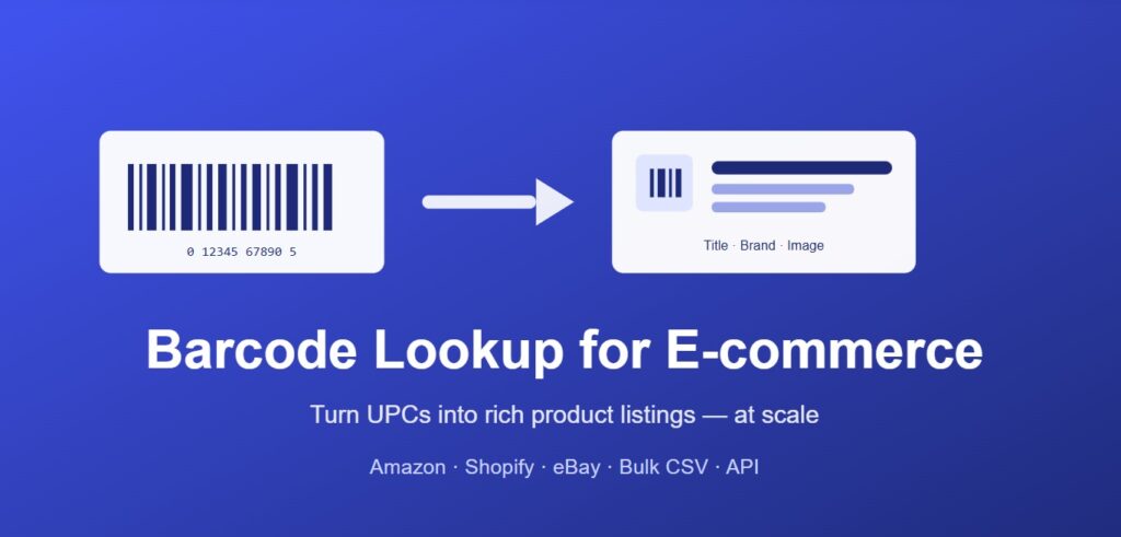 Barcode Lookup: Finding Accurate UPC and EAN Product Information